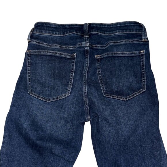 Gap Denim Womens Classic Straight Leg Dark Wash Denim Jeans-8S-GUC - Picture 7 of 7